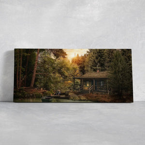 Forest Cabin Wall Art Canvas-Stunning Canvas Prints