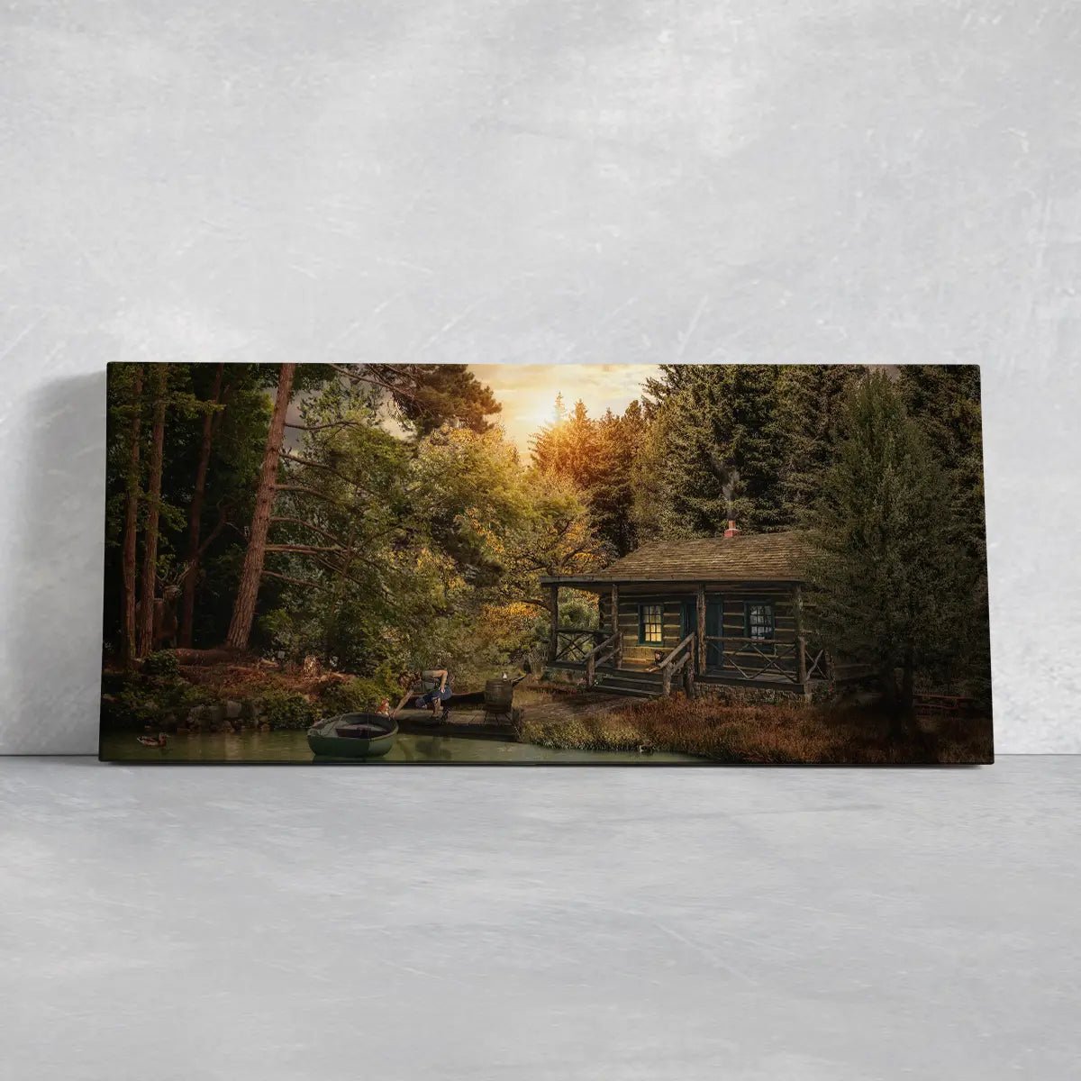 Forest Cabin Wall Art Canvas-Stunning Canvas Prints