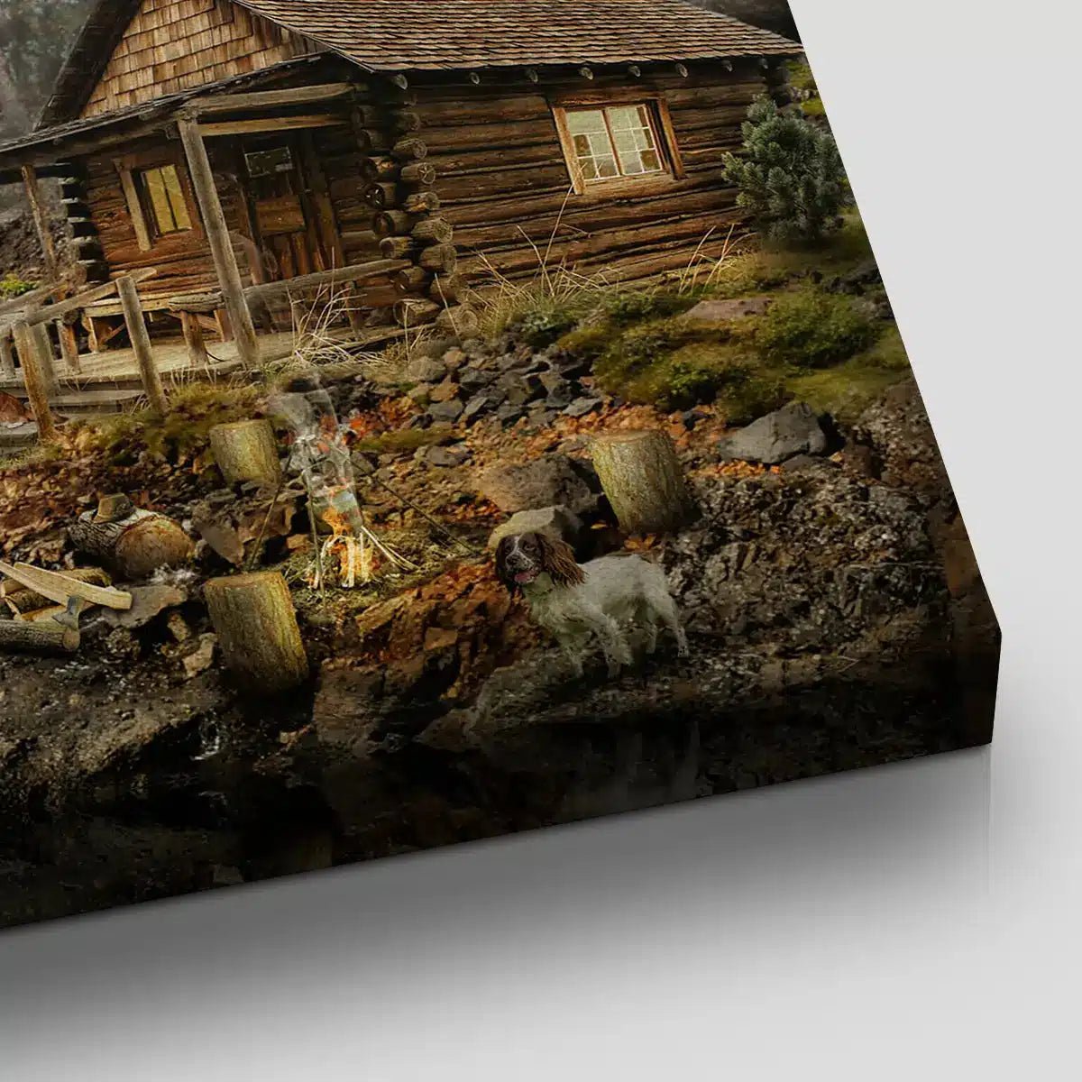 Forest Cabin Wall Art Canvas-Stunning Canvas Prints