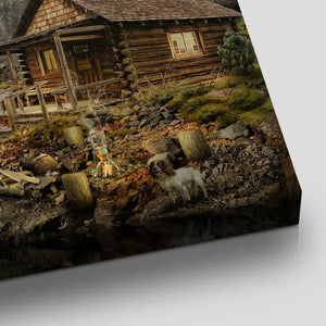 Forest Cabin Wall Art Canvas-Stunning Canvas Prints