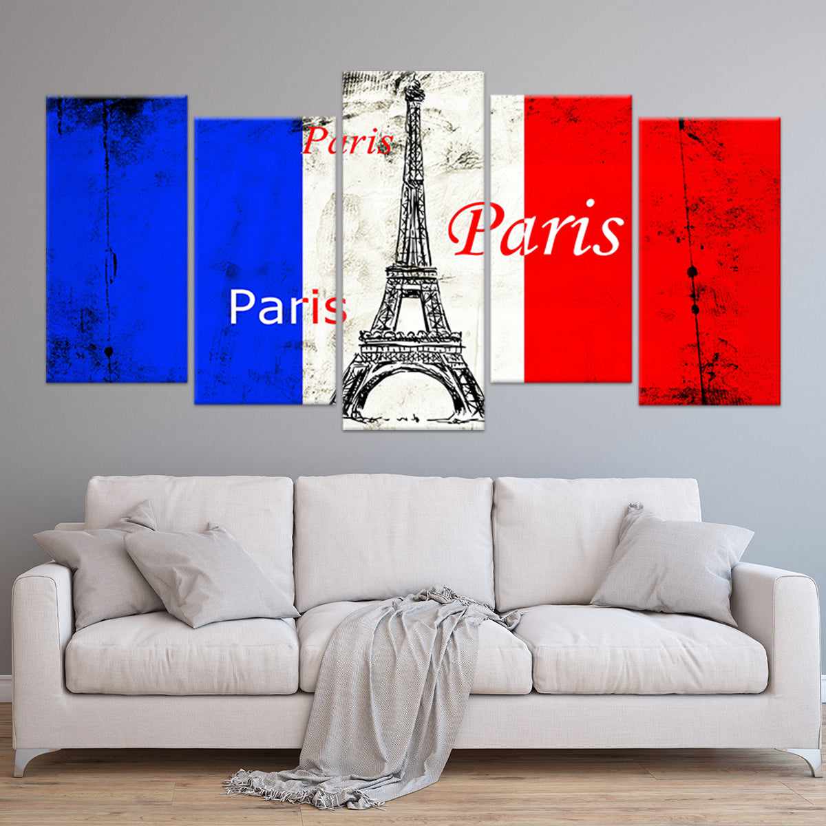 France Flag Wall Art-Stunning Canvas Prints