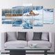 Winter Wooden Cabin Wall Art Canvas-Stunning Canvas Prints