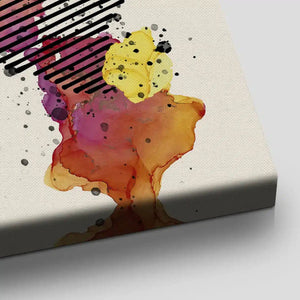 Watercolor Shapes Wall Art Canvas Print-Stunning Canvas Prints