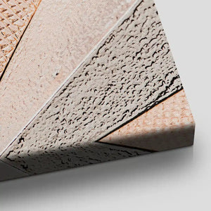 Geometric Copper Mosaic Wall Art Canvas Print-Stunning Canvas Prints