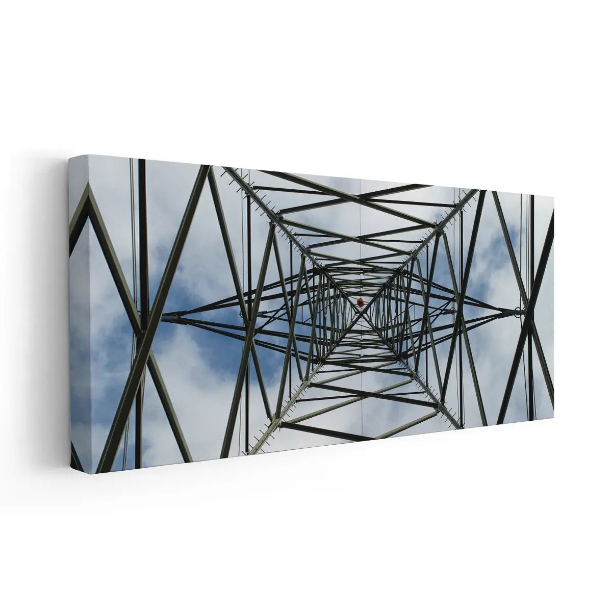Geometric Electric Pylon Wall Art-Stunning Canvas Prints
