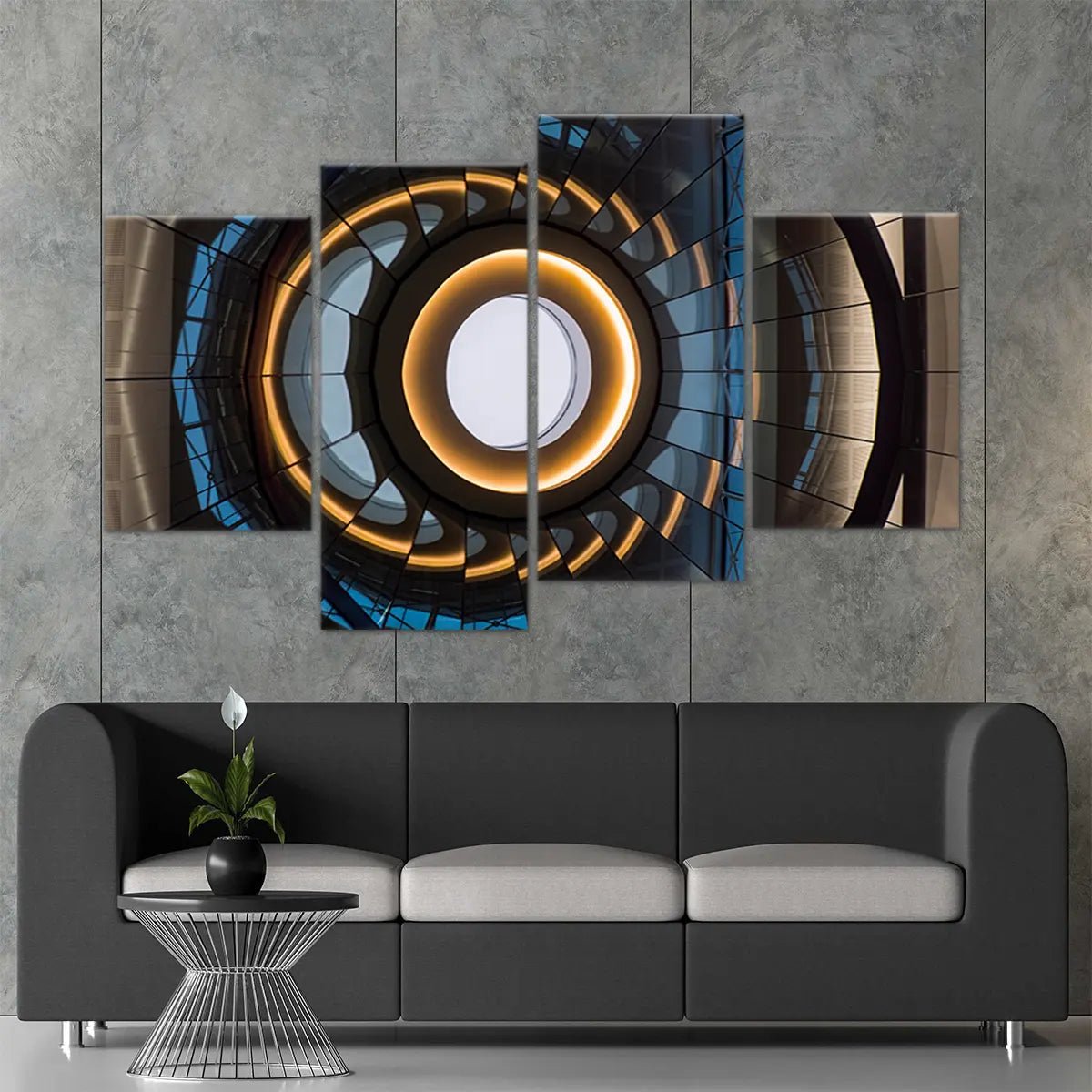 Circular Abstract Wall Art Canvas Print-Stunning Canvas Prints