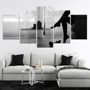 Female Legs Silhouette Wall Art-Stunning Canvas Prints