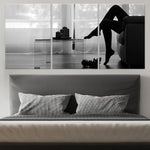 Female Legs Silhouette Wall Art-Stunning Canvas Prints