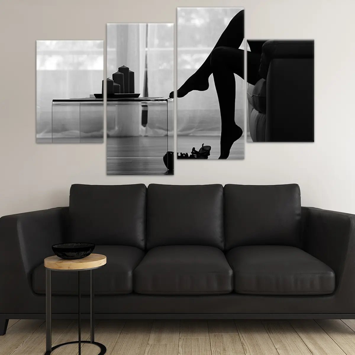Female Legs Silhouette Wall Art-Stunning Canvas Prints