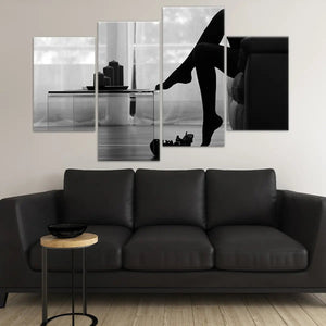 Female Legs Silhouette Wall Art-Stunning Canvas Prints