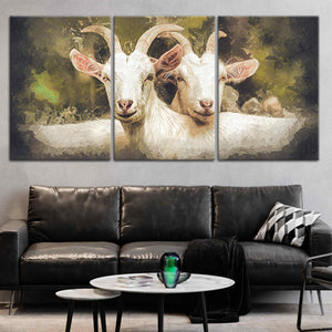Loving Goats Wall Art Canvas-Stunning Canvas Prints