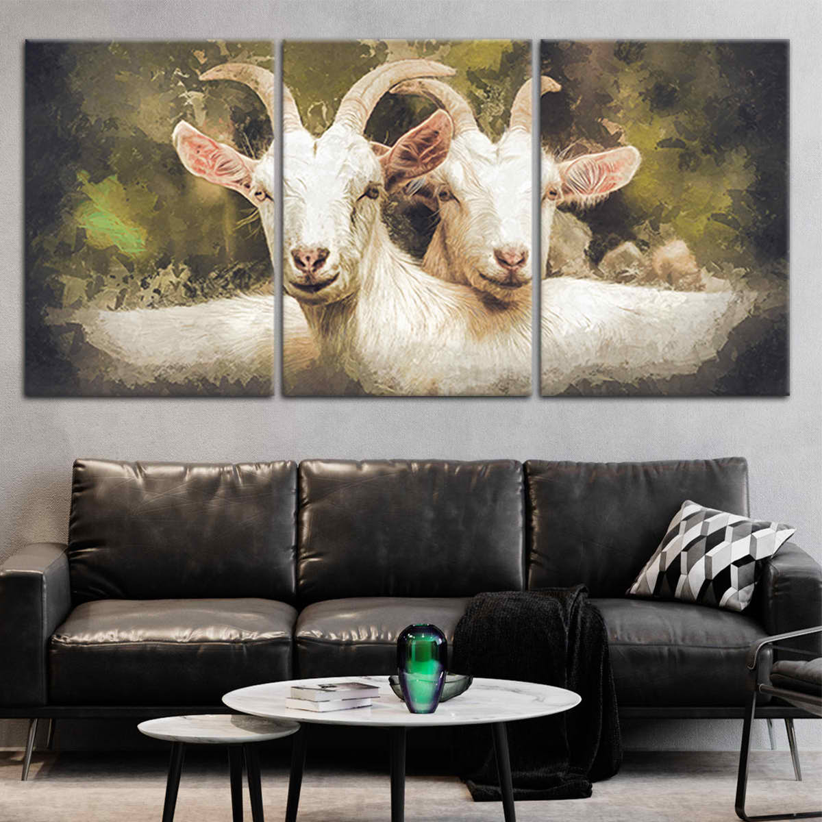 Loving Goats Wall Art Canvas-Stunning Canvas Prints
