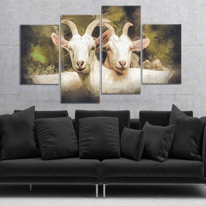 Loving Goats Wall Art Canvas-Stunning Canvas Prints
