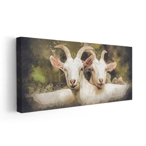 Loving Goats Wall Art Canvas-Stunning Canvas Prints