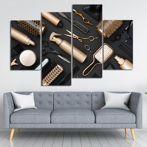 Hairstyling Tools Wall Art Canvas Print-Stunning Canvas Prints