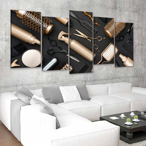 Hairstyling Tools Wall Art Canvas Print-Stunning Canvas Prints