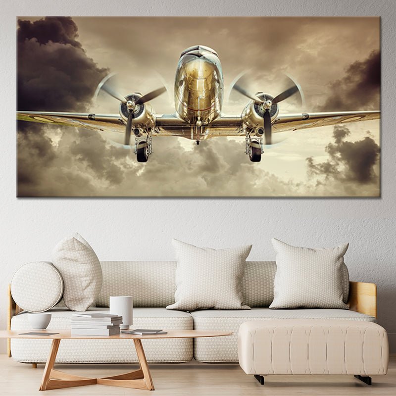 Vintage Aircraft Wall Art | Large Aviation Prints For Living Room  - stunning canvas prints