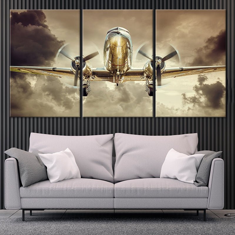 Vintage Aircraft Wall Art | Large Aviation Prints For Living Room  - stunning canvas prints