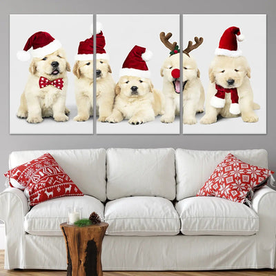 Golden Retriever Puppies Wall Art-Stunning Canvas Prints