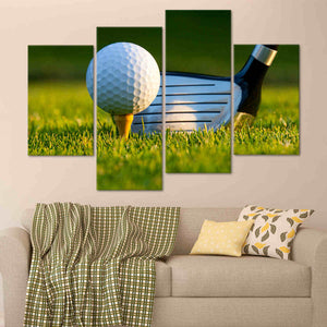 Golf Ball Position Wall Art Canvas Print-Stunning Canvas Prints