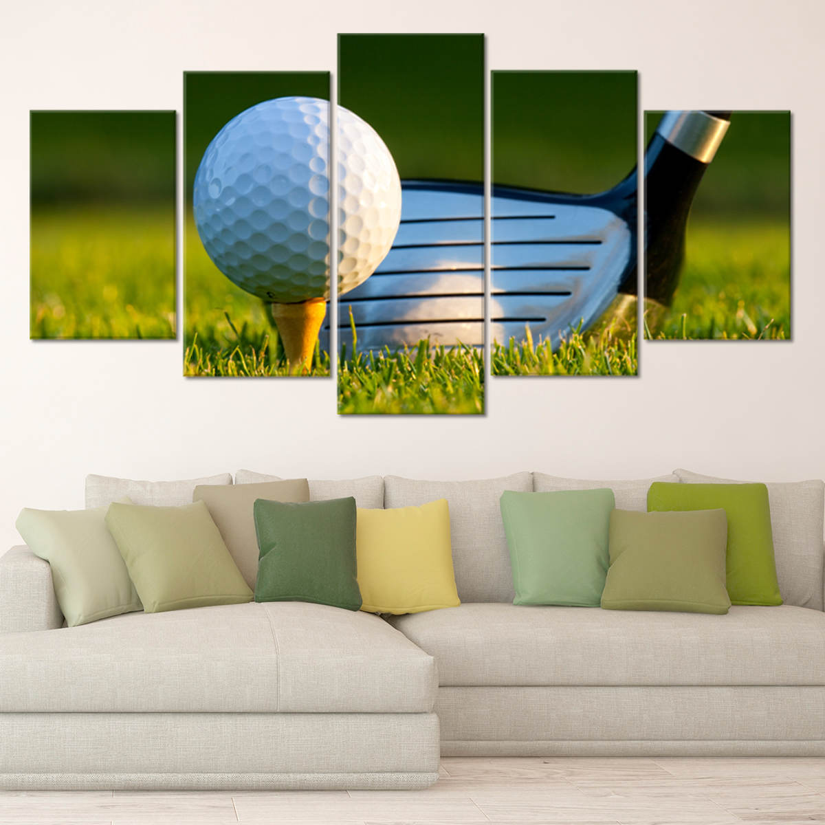 Golf Ball Position Wall Art Canvas Print-Stunning Canvas Prints