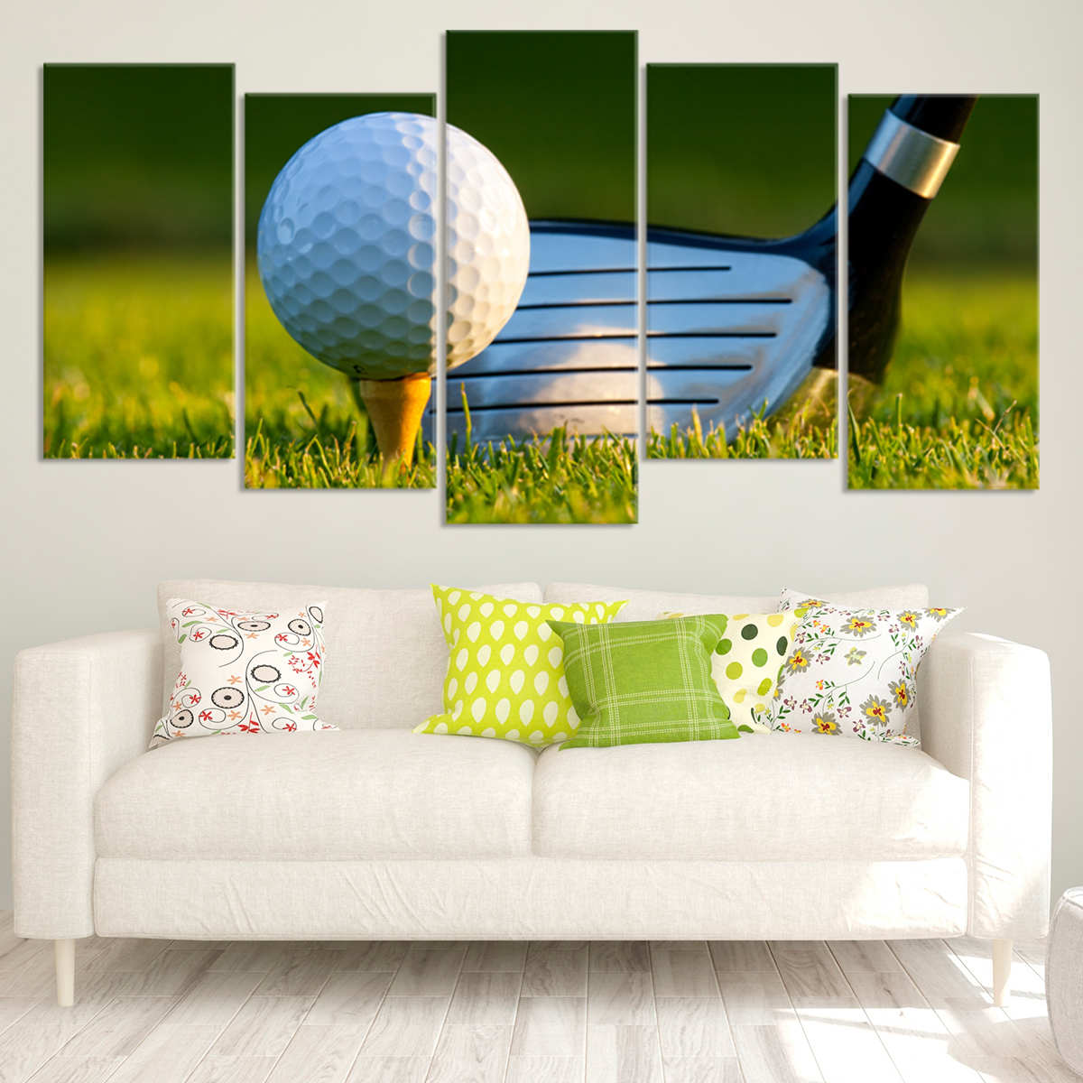Golf Ball Position Wall Art Canvas Print-Stunning Canvas Prints