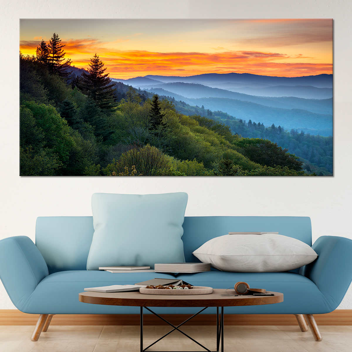 Smoky Mountains National Park Canvas Wall Art