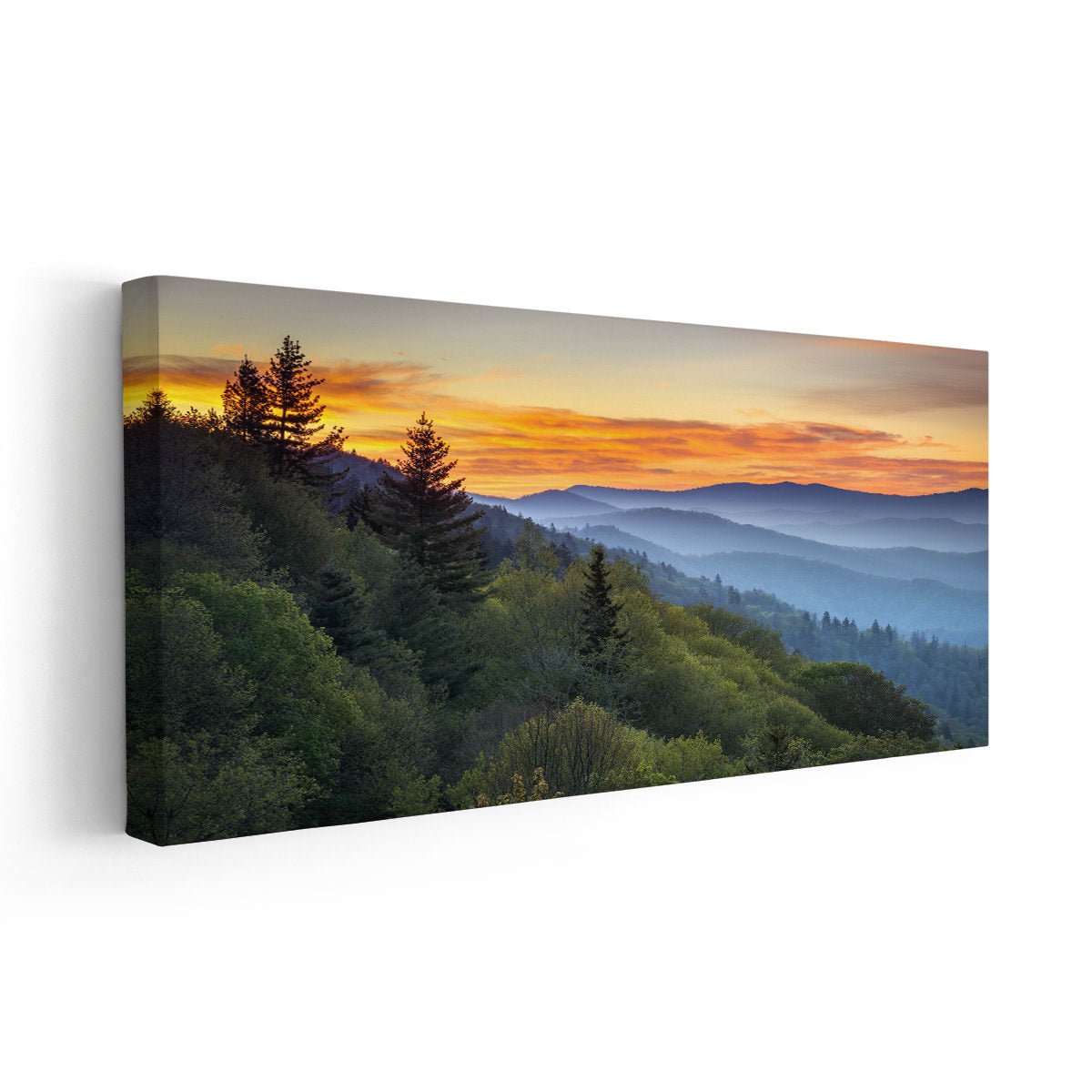 Smoky Mountains Wall Art Canvas-Stunning Canvas Prints