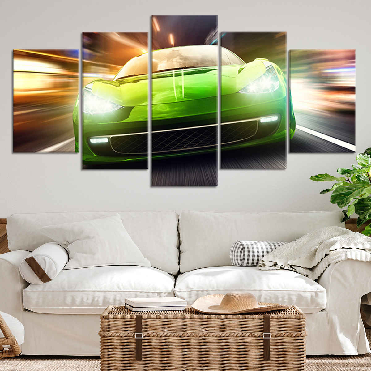 Racing Car Wall Art Canvas Print-Stunning Canvas Prints