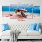 Sea Turtle Wall Art Set