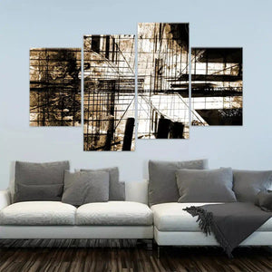 Abstract Industrial Architecture Wall Art Canvas-Stunning Canvas Prints