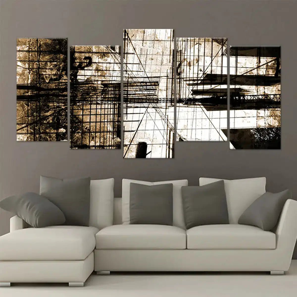 Abstract Industrial Architecture Wall Art Canvas-Stunning Canvas Prints