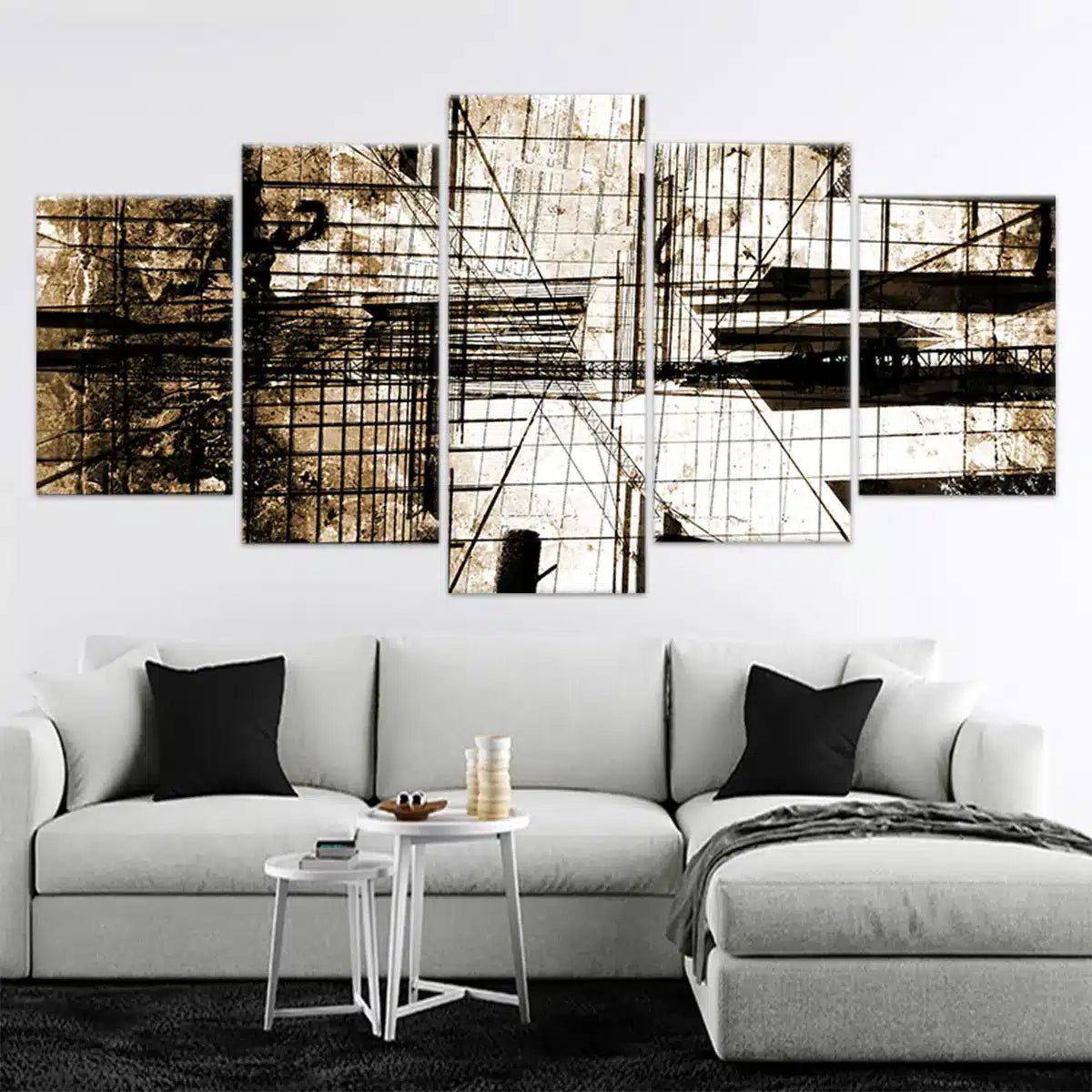 Abstract Industrial Architecture Wall Art Canvas-Stunning Canvas Prints