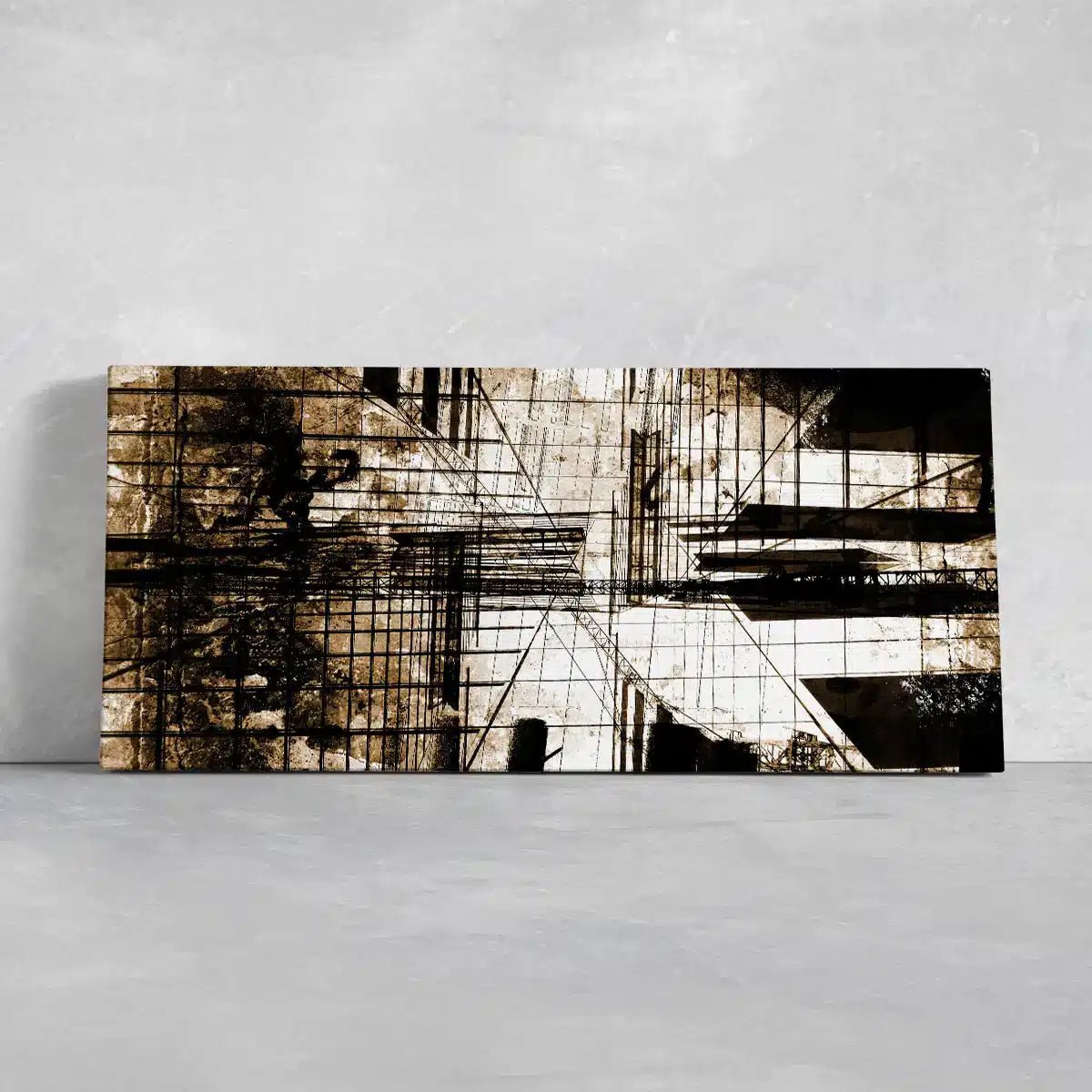 Abstract Industrial Architecture Wall Art Canvas-Stunning Canvas Prints