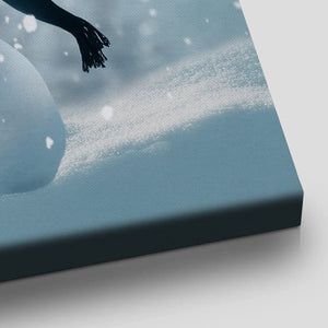 Snowman Christmas Tree Wall Art-Stunning Canvas Prints
