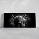 Black Highland Cow Wall Art Canvas-Stunning Canvas Prints