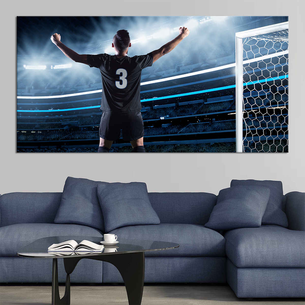 Soccer Player Wall Art Canvas Print-Stunning Canvas Prints