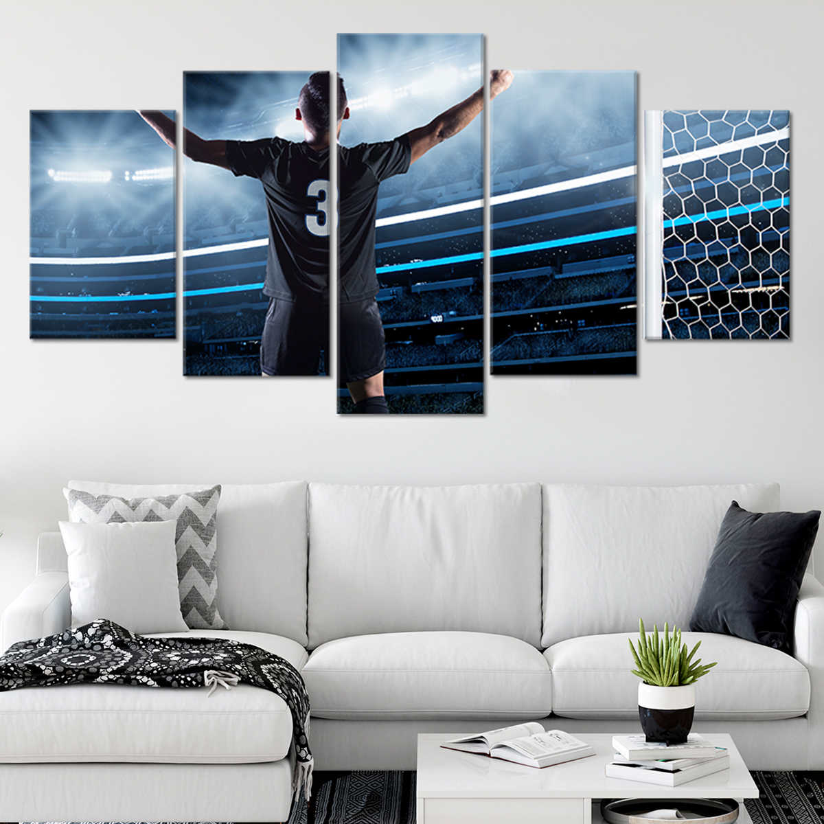 Soccer Player Wall Art Canvas Print-Stunning Canvas Prints