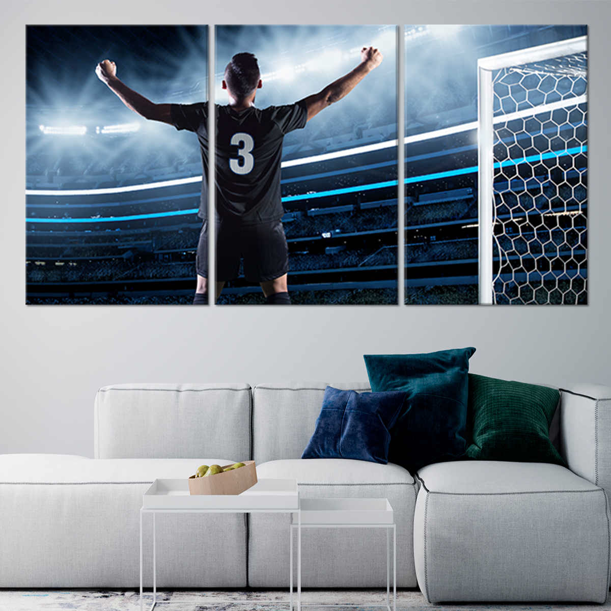Soccer Player Wall Art Canvas Print-Stunning Canvas Prints