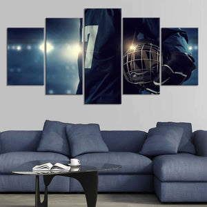Hockey Player Wall Art Canvas Print-Stunning Canvas Prints