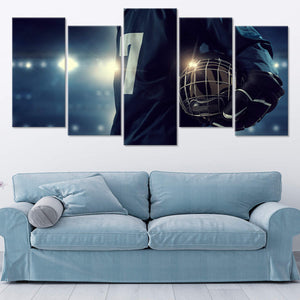 Hockey Player Wall Art Canvas Print-Stunning Canvas Prints