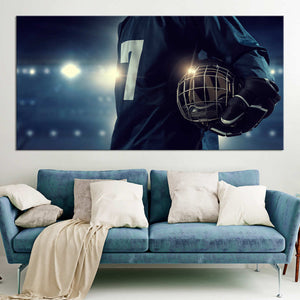 Hockey Player Wall Art Canvas Print-Stunning Canvas Prints