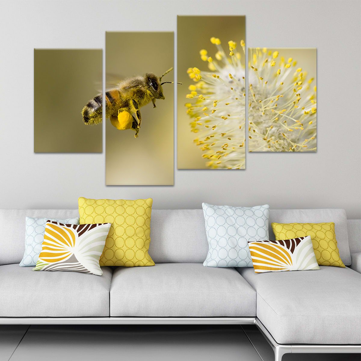 Honey Bee Wall Art Canvas-Stunning Canvas Prints