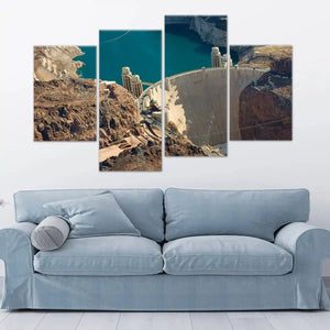 Hoover Dam And Lake Mead Wall Art-Stunning Canvas Prints