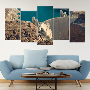 Hoover Dam And Lake Mead Wall Art-Stunning Canvas Prints