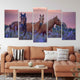 Flower Field Horses Wall Art Canvas-Stunning Canvas Prints