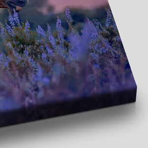 Flower Field Horses Wall Art Canvas-Stunning Canvas Prints
