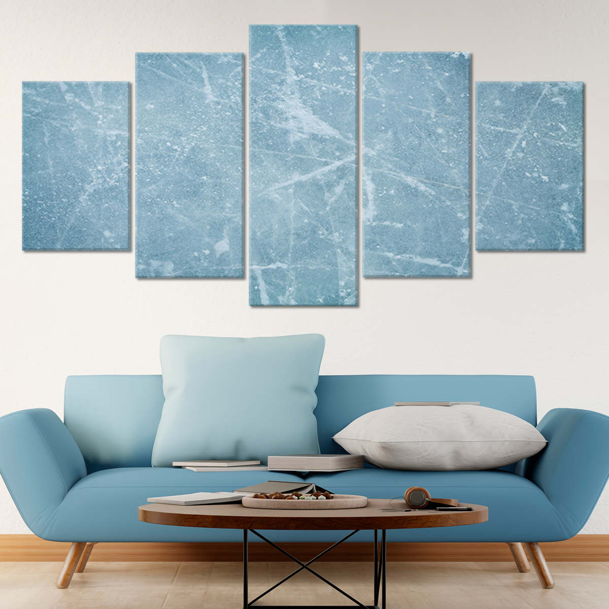 Ice Hockey Rink Wall Art Canvas Print-Stunning Canvas Prints
