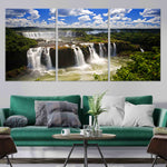 Iguazu Waterfalls In Brazil Wall Art-Stunning Canvas Prints