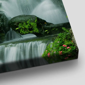 Japanese Waterfall Wall Art Canvas Print-Stunning Canvas Prints